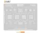 AMAOE U-MTK4 MediaTek CPU & Power IC BGA Reballing Stencil