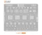 AMAOE U-QSD12 Qualcomm Snapdragon CPU & IC BGA Reballing Stencil