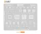 AMAOE U-SMG5 Samsung Exynos CPU & Power IC BGA Reballing Stencil