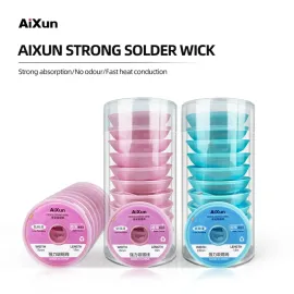 AiXun Desoldering Wick Tin Removal Soldering Wick for PCB Soldering & Repair (1 Pc)