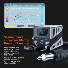 AiXun H314 1400W Intelligent Digital High-Power Hot Air Gun Desoldering Rework Station