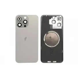 iPhone 15 Pro Max Back Glass Panel with MagSafe Magnet Replacement