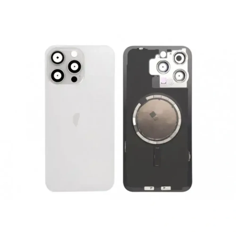 iPhone 15 Pro Max Back Glass Panel with MagSafe Magnet Replacement