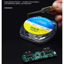 B&R FX-9 Ultra Fine Jumper Wire 0.01mm for Mobile Motherboard & PCB Repair