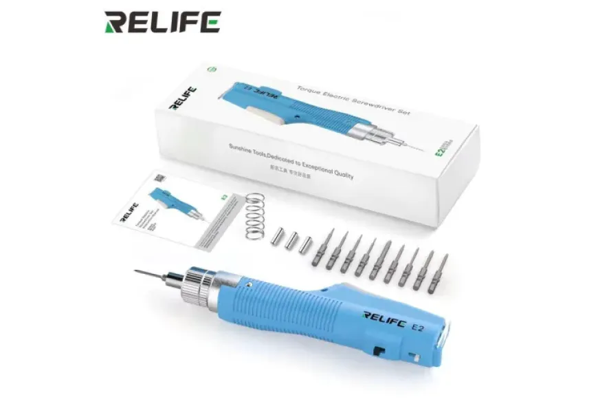RELIFE E2 Multi-Speed Adjustable Torque Electric Screwdriver Set