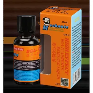 MECHANIC QC-20 BGA IC Black Glue Remover Liquid for Motherboard Repair (20ml)