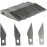 BSD 11A Metal Surgical Carving Blades for PCB Motherboard Glue Removal & IC Disassembly (10 Pcs/Box)