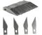 BSD 11A Metal Surgical Carving Blades for PCB Motherboard Glue Removal & IC Disassembly (10 Pcs/Box)