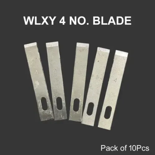 BSD No. 4 Metal Carving Blades for PCB Motherboard Glue Removal & IC Disassembly (10 Pcs/Box)