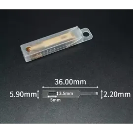 BSD 4A Metal Carving Blades for PCB Motherboard Glue Removal & IC Disassembly (10 Pcs/Box)