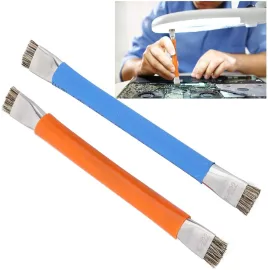 HS-023 Double Head Anti-Static Brush for Mobile Motherboard & PCB Cleaning