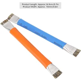 HS-023 Double Head Anti-Static Brush for Mobile Motherboard & PCB Cleaning