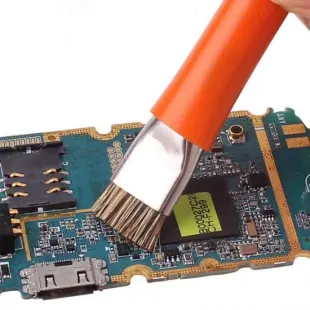 HS-023 Double Head Anti-Static Brush for Mobile Motherboard & PCB Cleaning