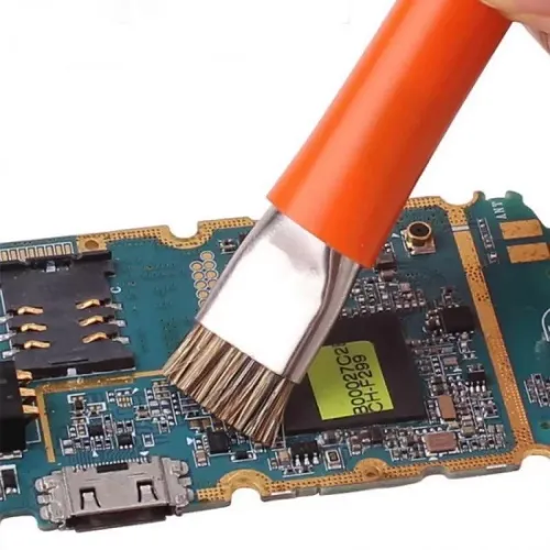 HS-023 Double Head Anti-Static Brush for Mobile Motherboard & PCB Cleaning