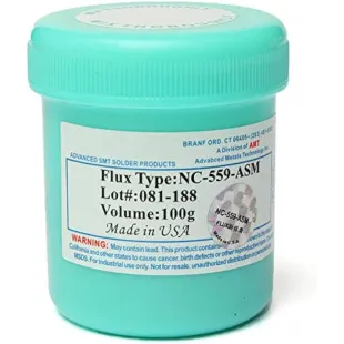 AMTECH NC-559-ASM No-Clean Soldering Flux Paste for BGA, SMD & PCB Repair 100g