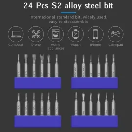 Mini Power Automatic Screwdriver, 28 IN 1 Electric Cordless Precision Screwdriver Set with 24 Bits Rechargeable Portable
