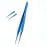Blue 0.15 Titanium Precision Tweezers for IC Work β Straight / Bent