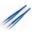 Blue 0.15 Titanium Precision Tweezers for IC Work β Straight / Bent
